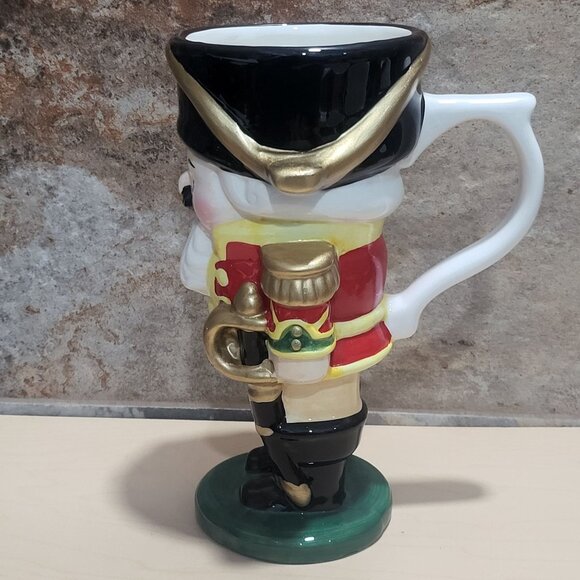 Teleflora Ceramic Nutcracker Soldier Mug Vase Christmas Holiday Decor - Picture 3 of 11